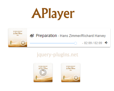 APlayer HTML5 音乐播放器