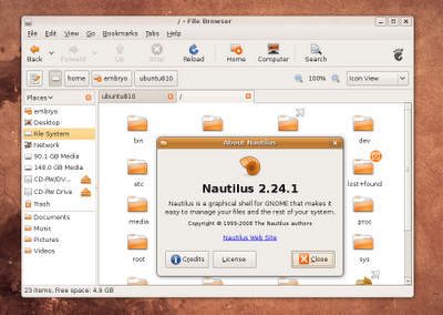 Nautilus 文件管理器